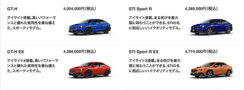 斯巴鲁WRX S4