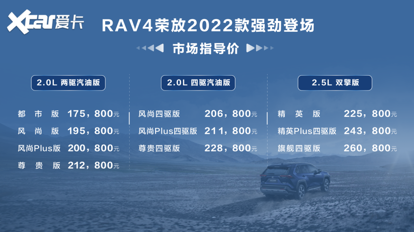 2022款RAV4荣放