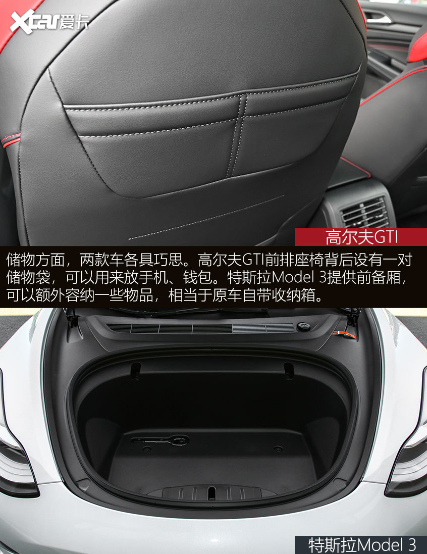 高尔夫GTI对比特斯拉Model 3