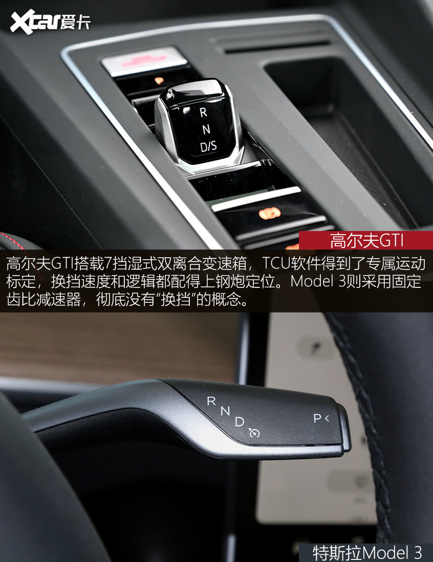 高尔夫GTI对比特斯拉Model 3