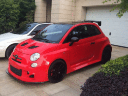 国内首台，也是唯一一台重改FIAT500，宽范十足